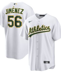 Dany JimÃ©nez Oakland AthleticsHome  Replica Player Jersey  White