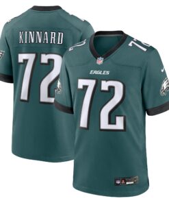 Darian Kinnard Philadelphia Eagles  Team Game Jersey  Midnight Green