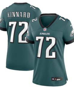Darian Kinnard Philadelphia Eagles  Women_s Team Game Jersey  Midnight Green