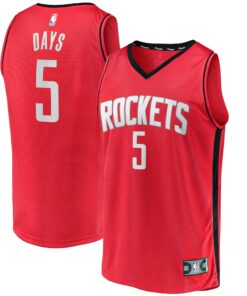 Darius Days Houston Rockets Fanatics Fast Break Player Jersey - Icon Edition - Red