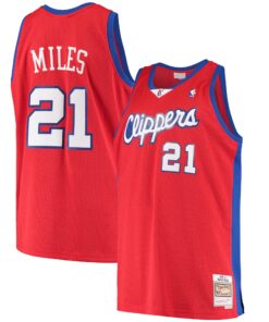 Darius Miles LA Clippers Mitchell &amp Ness Hardwood Classics Swingman Jersey - Red
