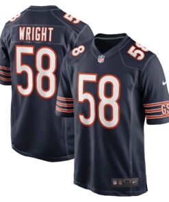 Darnell Wright Chicago Bears  2023 NFL Draft First Round Pick Game Jersey  Navy