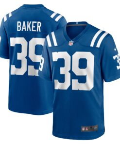 Darrell Baker Jr Indianapolis Colts  Team Game Jersey   Royal