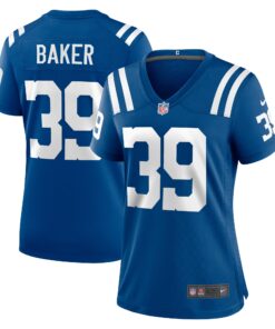Darrell Baker Jr Indianapolis Colts  Women_s Team Game Jersey   Royal