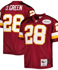 Darrell Green Washington Football Team 1997 Mitchell amp Ness Authentic Throwback Retired Player Jersey  Burgundy