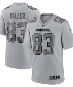 Darren Waller Las Vegas Raiders  Atmosphere Fashion Game Jersey  Gray