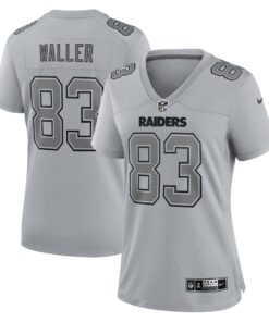 Darren Waller Las Vegas Raiders  Women_s Atmosphere Fashion Game Jersey  Gray