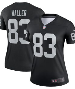 Darren Waller Las Vegas Raiders  Women_s Legend Jersey  Black