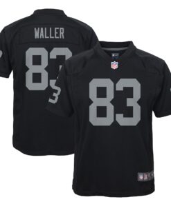 Darren Waller Las Vegas Raiders  Youth Game Jersey  Black