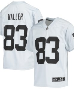 Darren Waller Las Vegas Raiders  Youth Inverted Team Game Jersey  Silver 1
