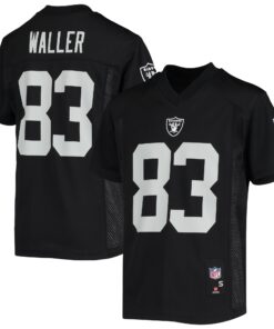 Darren Waller Las Vegas Raiders Youth Replica Player Jersey  Black