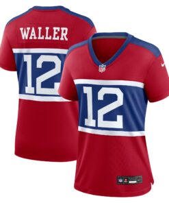 Darren Waller New York Giants  Women_s Alternate Retired Player Game Jersey  Century Red