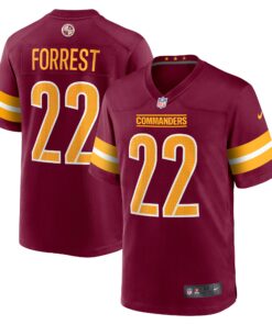 Darrick Forrest Washington Commanders  Game Player Jersey  Burgundy