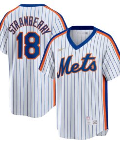 Darryl Strawberry New York MetsHome Cooperstown Collection Player Jersey  White