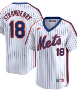 Darryl Strawberry New York MetsThrowback Cooperstown Limited Jersey  Navy