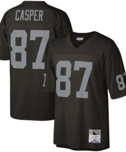 Dave Casper Las Vegas Raiders Mitchell amp Ness Legacy Replica Jersey  Black