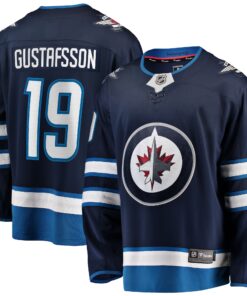 David Gustafsson Winnipeg Jets Fanatics Home Premier Breakaway Player Jersey  Navy