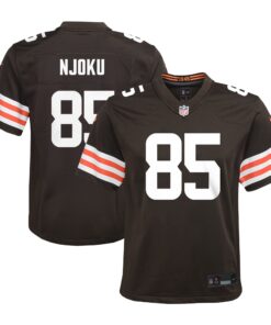 David Njoku Cleveland Browns  Youth Game Jersey  Brown