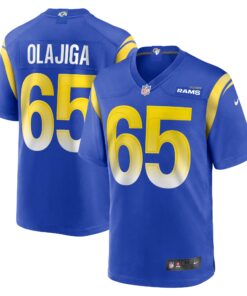 David Olajiga Los Angeles Rams  Game Jersey   Royal