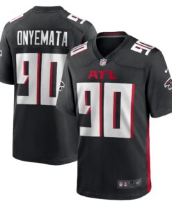 David Onyemata Atlanta Falcons  Game Player Jersey  Black