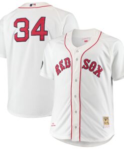 David Ortiz Boston Red Sox Mitchell amp Ness Big amp Tall Home Authentic Player Jersey  White