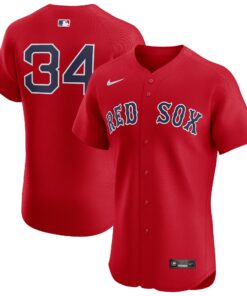 David Ortiz Boston Red SoxAlternate Elite Player Jersey  Red