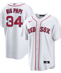 David Ortiz Boston Red SoxBig Papi Replica Jersey  White