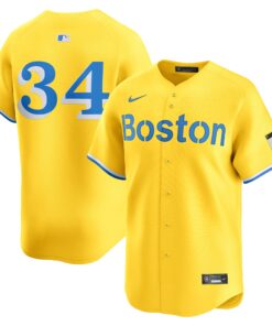 David Ortiz Boston Red SoxCity Connect Retired Player Jersey  Gold