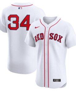 David Ortiz Boston Red SoxHome Elite Jersey  White
