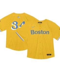 David Ortiz Boston Red SoxToddler City Connect Limited Player Jersey  Gold