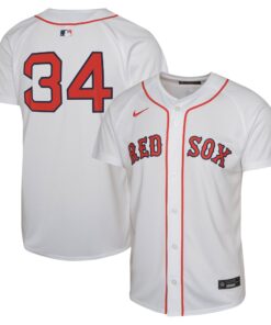 David Ortiz Boston Red SoxYouth Home Limited Jerseynbspâ€“ White