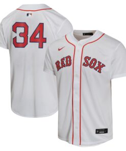 David Ortiz Boston Red SoxYouth Home Retired Game Player Jersey  White