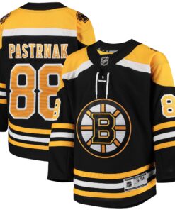 David Pastrnak Boston Bruins Youth Home Premier Player Jersey  Black