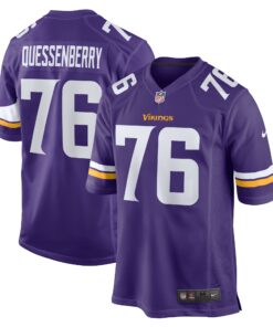 David Quessenberry Minnesota Vikings  Team Game Jersey   Purple