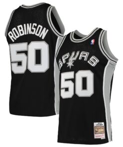 David Robinson San Antonio Spurs Mitchell &amp Ness 199192 Hardwood Classics Swingman Jersey - Black