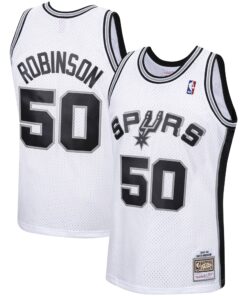David Robinson San Antonio Spurs Mitchell &amp Ness 199899 Hardwood Classics Swingman Jersey - White