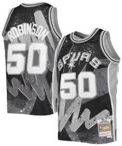 David Robinson San Antonio Spurs Mitchell &amp Ness Hardwood Classics 199899 Hyper Hoops Swingman Jersey - Black