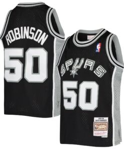 David Robinson San Antonio Spurs Mitchell &amp Ness Youth 199899 Hardwood Classics Swingman Jersey - Black
