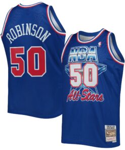 David Robinson Western Conference Mitchell &amp Ness Hardwood Classics 1992 NBA All-Star Game Swingman Jersey - Royal