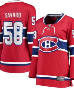 David Savard Montreal Canadiens Fanatics Women_s Home Breakaway Player Jersey  Red