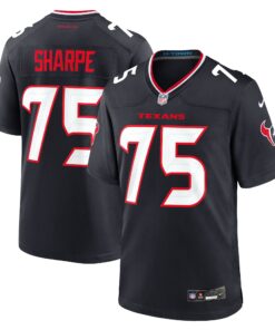 David Sharpe Houston Texans  Team Game Jersey   Navy