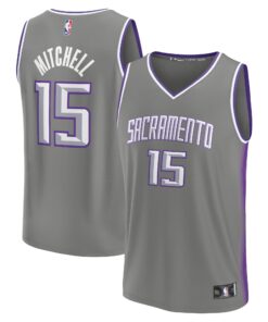 Davion Mitchell Sacramento Kings Fanatics Fastbreak Jersey - City Edition - Gray