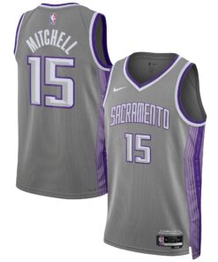 Davion Mitchell Sacramento Kings Unisex 202223 Swingman Jersey - City Edition - Anthracite