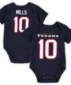Davis Mills Houston Texans Newborn amp Infant Team Player Bodysuit  Navy