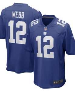 Davis Webb New York Giants  Game Player Jersey  Royal