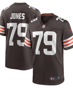Dawand Jones Cleveland Browns  Team Game Jersey   Brown