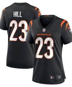 Daxton Hill Cincinnati Bengals  Women_s Player Game Jersey  Black