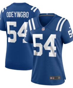 Dayo Odeyingbo Indianapolis Colts  Women_s Game Jersey  Royal