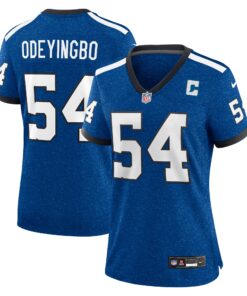Dayo Odeyingbo Indianapolis Colts  Women_s Indiana Nights Alternate Game Jersey  Royal