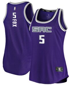De'Aaron Fox Sacramento Kings Fanatics Women's Fast Break Tank Jersey - Icon Edition - Purple